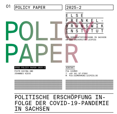EFBI Policy Paper 2025-2: Politische Erschöpfung infolge der Covid-19-Pandemie in Sachsen